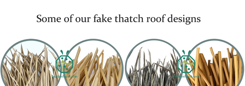 Various artificial thatch roof tiles from China's professional factory