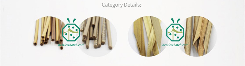 Various synthetic nipa thatch textures for options of your bahay kubo patio decoration in Cebu
