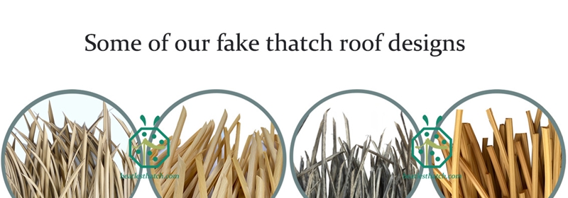 Some synthetic thatch roof alternatives for your design of your properties or real estate development projects.