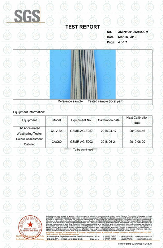 Synthetic straw thatch roof fireproof fire rated and UV Exporesure test report as per UL 94-2013