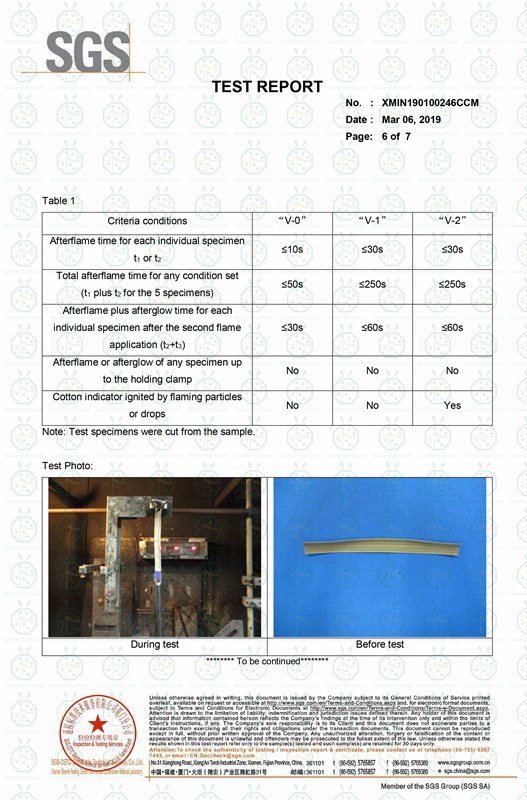 Synthetic kajan thatch roof fireproof fire rated and UV Exporesure test report as per UL 94-2013