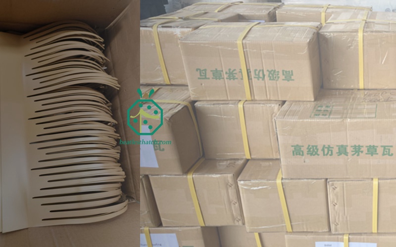 The packing of iron thatch roof products