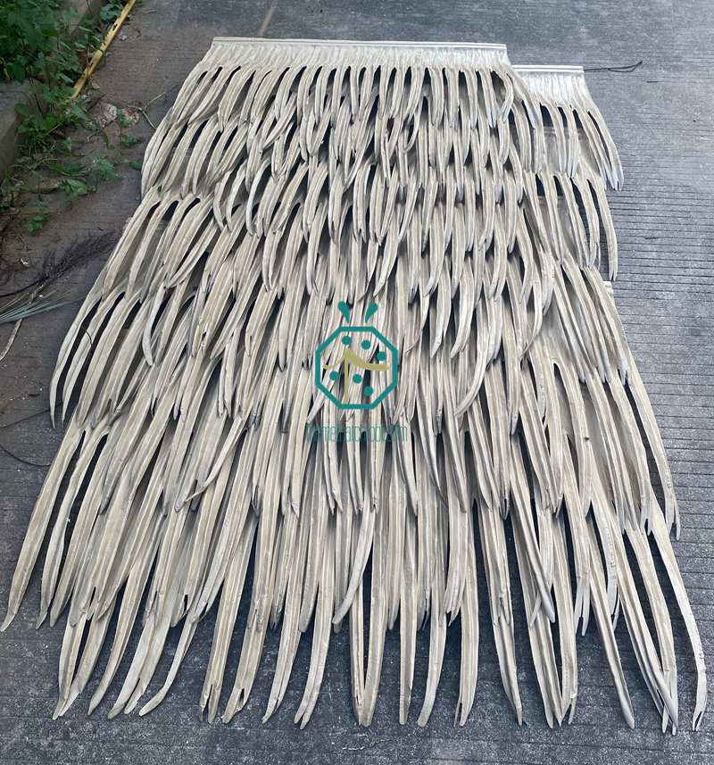 Beige Artificial Palm Thatch Roof