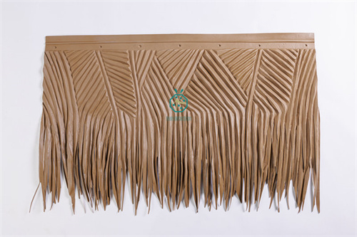 Plastic HDPE Viva Palm Tree Leaf Thatch Panels