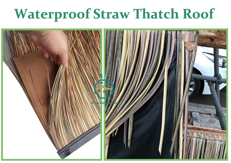 Free Maintenance Straw Thatch Tiles