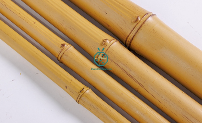 Painted of artificial bamboo poles for excellent looking