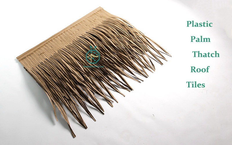 Artificial palm thatch