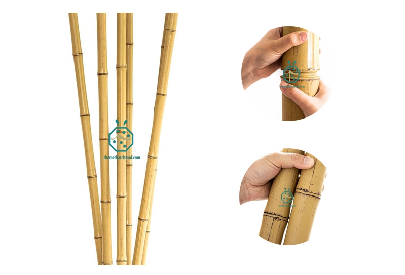 Customizable plasic bamboo sticks