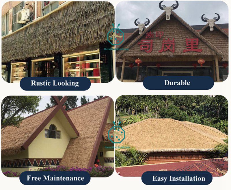 Easy DIY Wooden Shed Straw Thatch Roof Materials